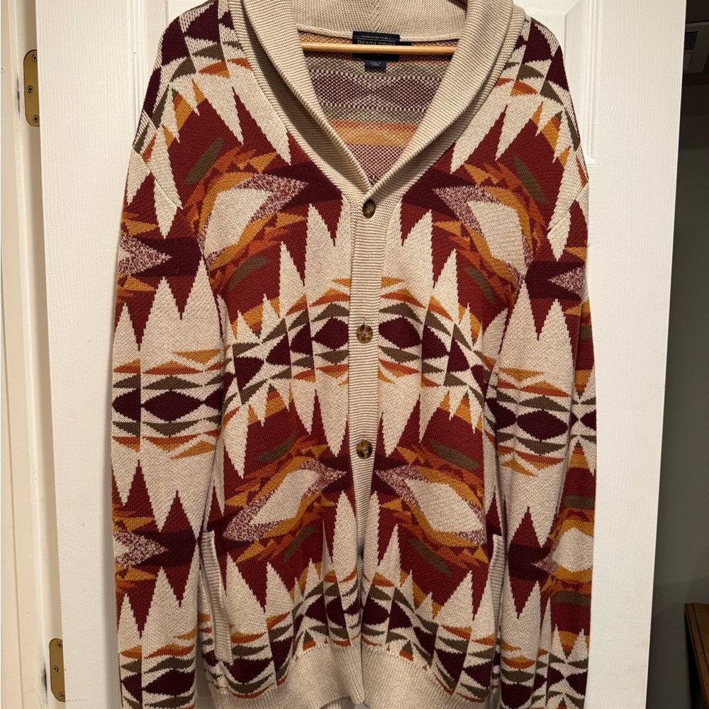 Vintage Pendleton Shawl Collar Western Sweater